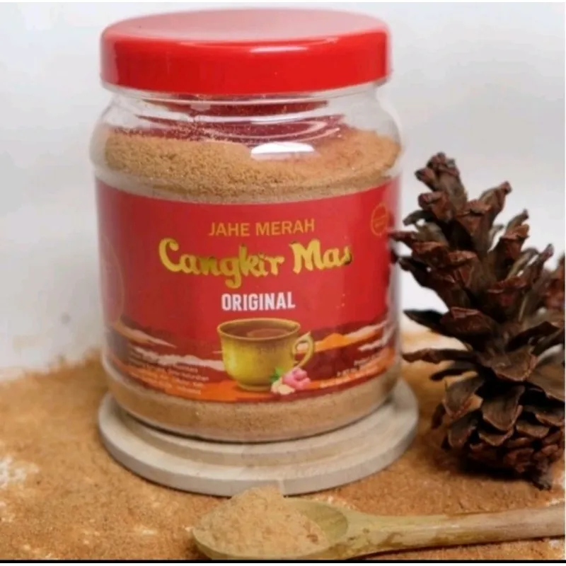 Jahe Merah Cangkir Mas original 330gr  Temulawak herbal alami serbuk jahe merah untuk kesehatan stamina dan gejala masuk angin dan kesehatan lambung