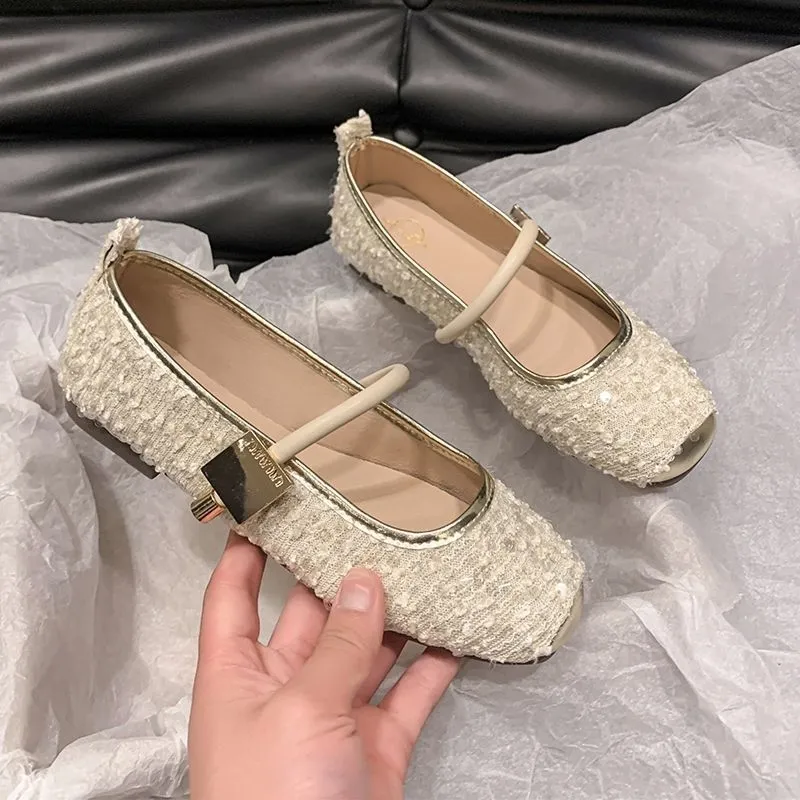 Sandal Flat Shoes Wanita Sandal Ala Korea Style Sandal Flat Kekinian