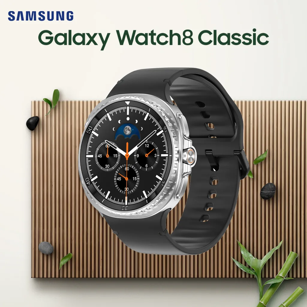 [100%ORI] Official Samsung Galaxy Watch 8 Classic Smartwatch Wanita 46mm Full Touch Screen Bluetooth Call Waterproof Fitness Sport Smartwatch Oksigen Darah Pemantauan Tidur Jam Tangan Wanita Jam Tangan Pria Smartwatch Samsung Galaxy Watch