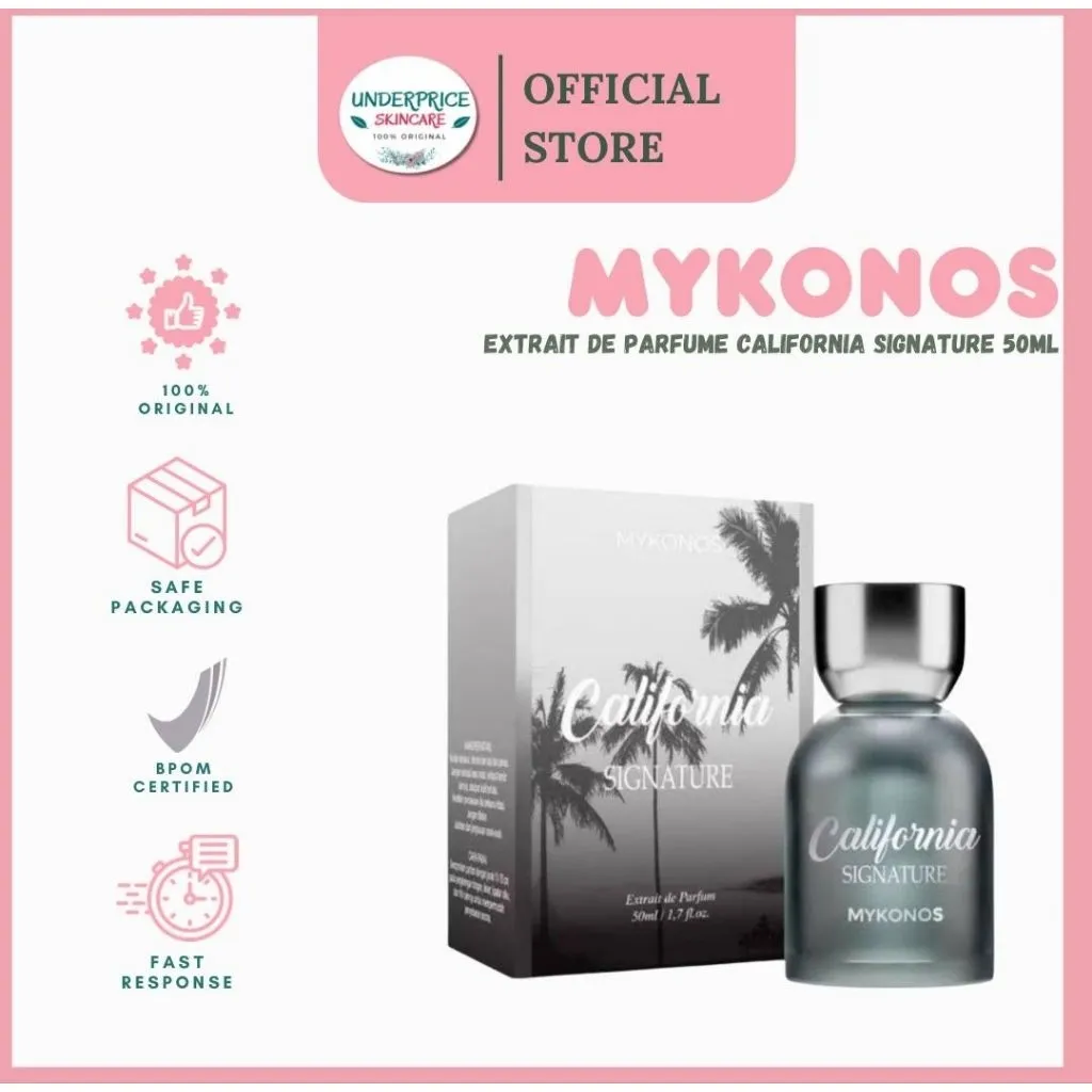 Mykonos  Eau de Parfum California Signature – 50ml Packaging Abu