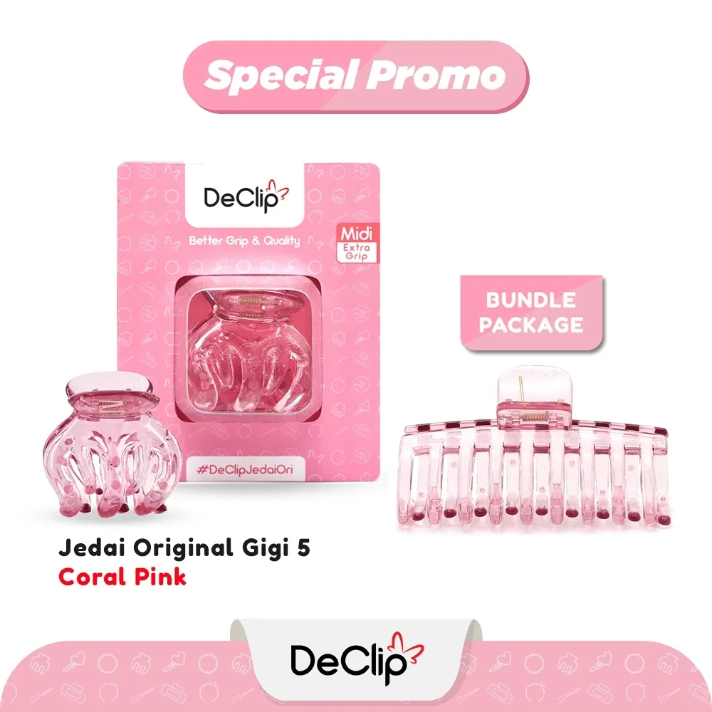Jedai Bangkok Gigi 5 + Jepit Tabung 9,5cm Declip Original Series