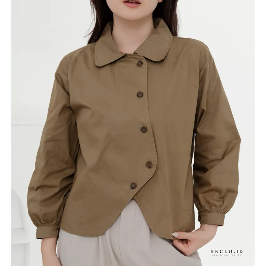 HECLO.ID - Atara Cotton Shirt | Atasan Wanita | Blouse Wanita