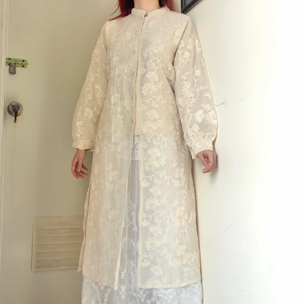 Asaya Tunik Gamis dress Top atasan blouse kemeja wanita panjang full furing bordir kerja wisuda lebaran kondangan wedding viral korean style by Biel the label