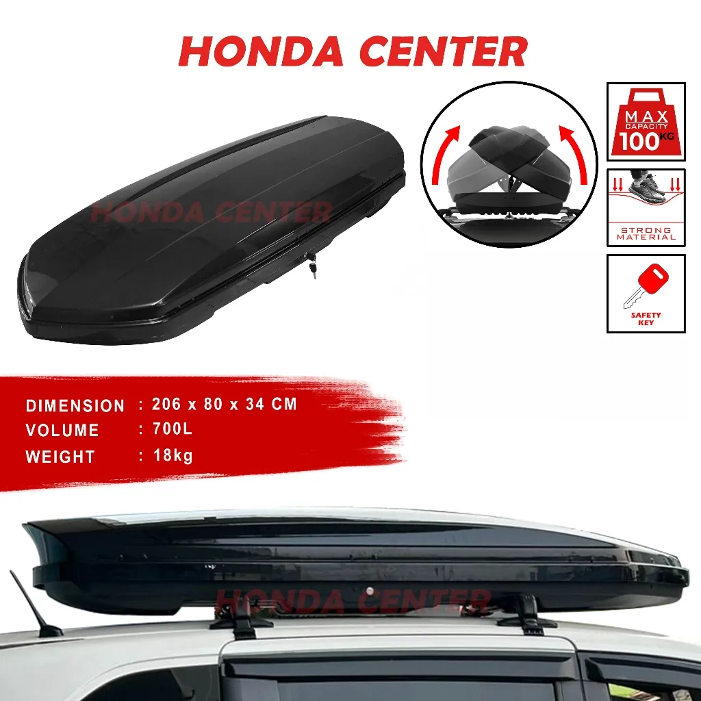 Roof Box Roofbox Rofbox Bagasi Atas Mobil Universal Material Abs 700l