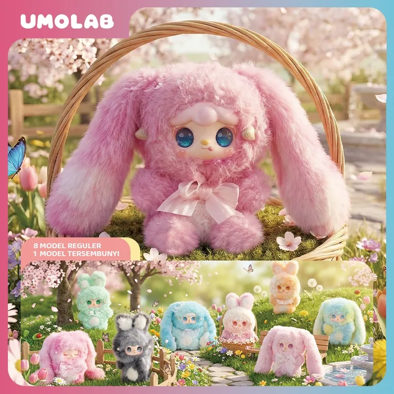 Yooki V13 Hopping Bunny Blind Box Gantungan Boneka Gemes & Fluffy Plush Gantungan Kunci Kado Hadiah Lucu By UMOLAB