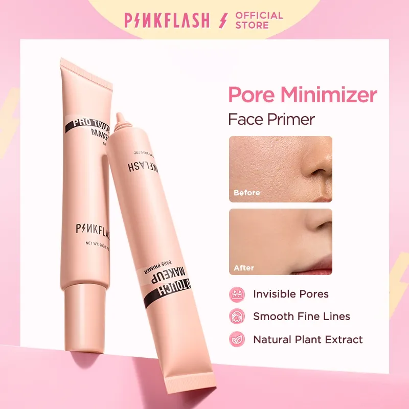PINKFLASH Pro Touch Pore Minimizer Primer Matte Poreless Smooth Fine Line Soft-focus Blurring Mattifying
