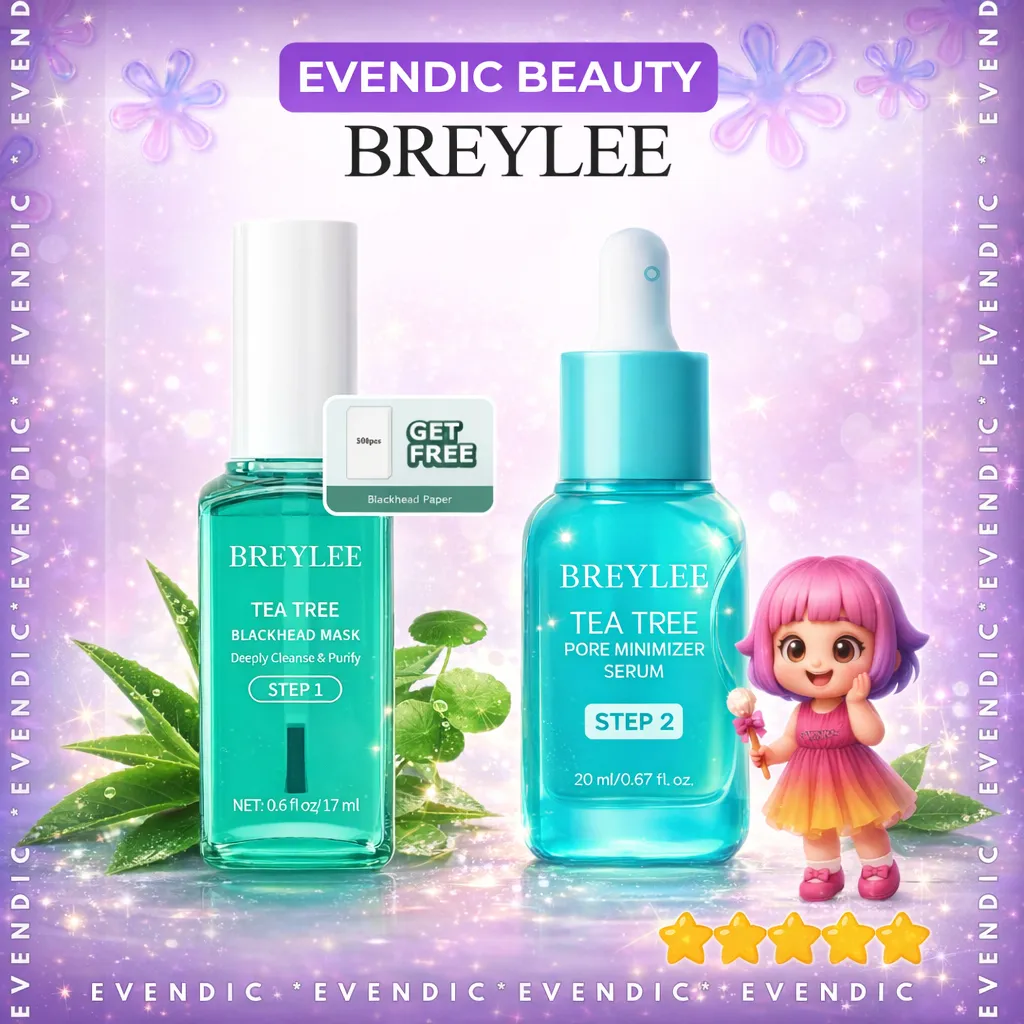 READY STOCK! BREYLEE Step 1 Blackhead Remover Mask Pembersih KOMEDO / BREYLEE Step 2 Pore Minimizer Serum