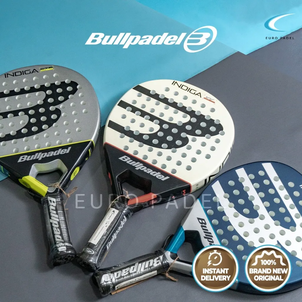 BULLPADEL INDIGA 2026 Beginner Fiberglass Racket Padel Original