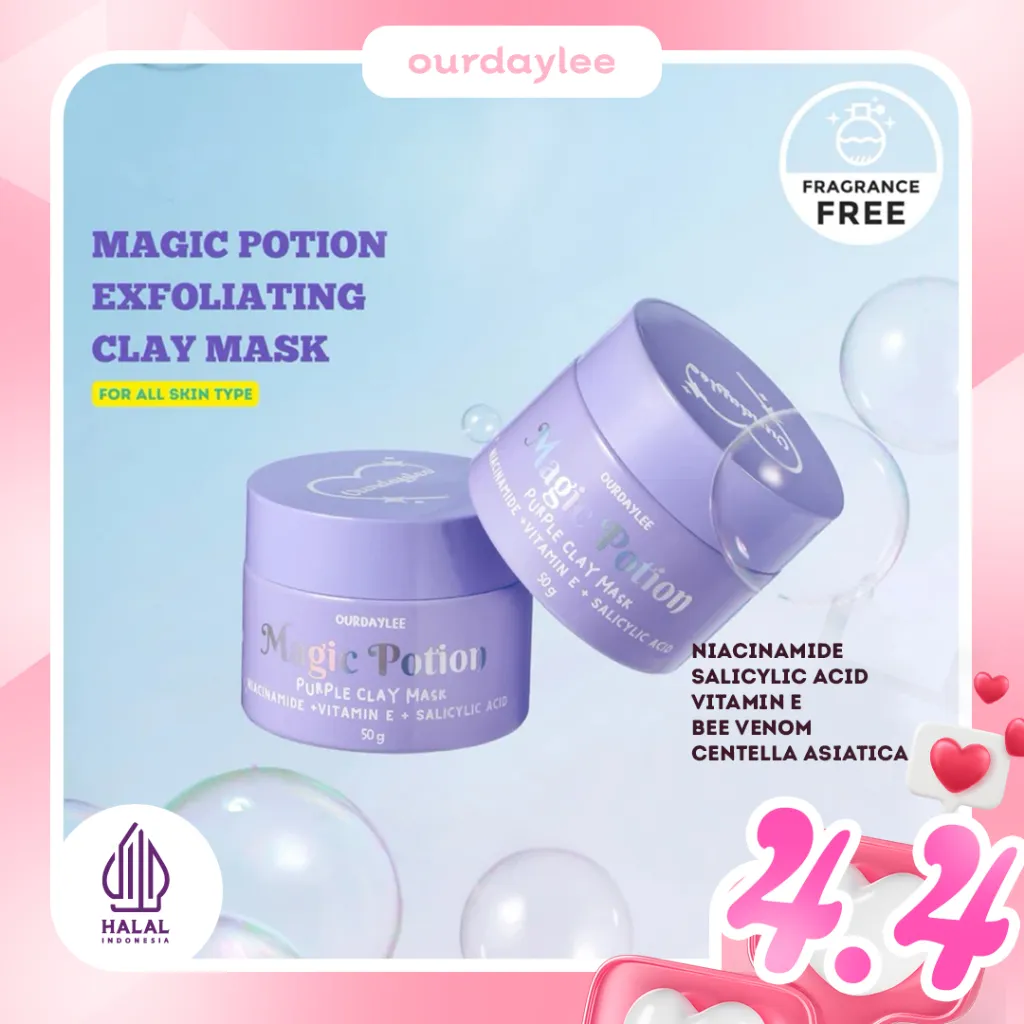 OURDAYLEE - The Mighty Lilac Magic Potion Clay Mask