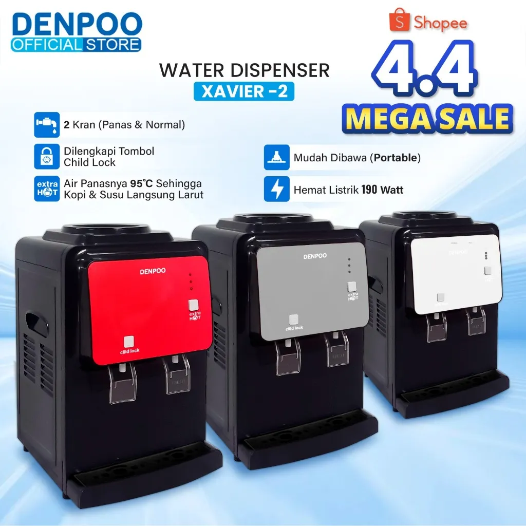 Denpoo Dispenser Galon Atas JMM XAVIER Water Dispenser