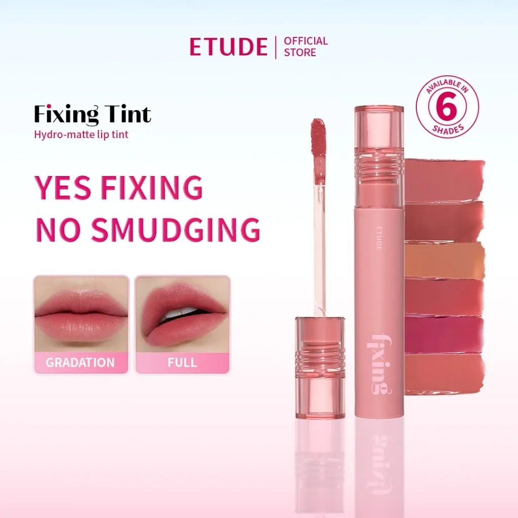 ETUDE Fixing Tint 4g Lip Cream, Lip Matte - Menghidrasi Bibir