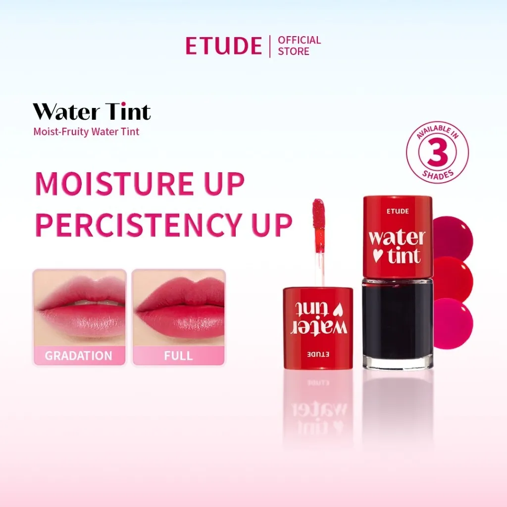 ETUDE Dear Darling Water Tint 9g Lip Tint - Meningkatkan Vitalitas Bibir - Menjaga Warna Lebih Tahan Lama