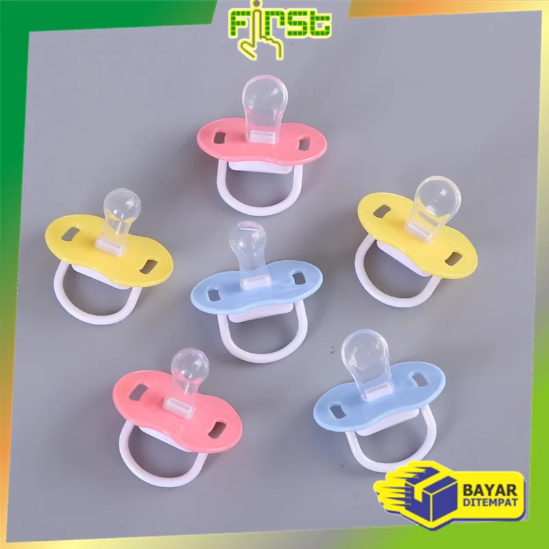 *COD*FH-C46 Empeng Bayi | Dot Bayi Bulat / Datar | Baby Pacifier / Soother | Kompeng Bayi Food Grade