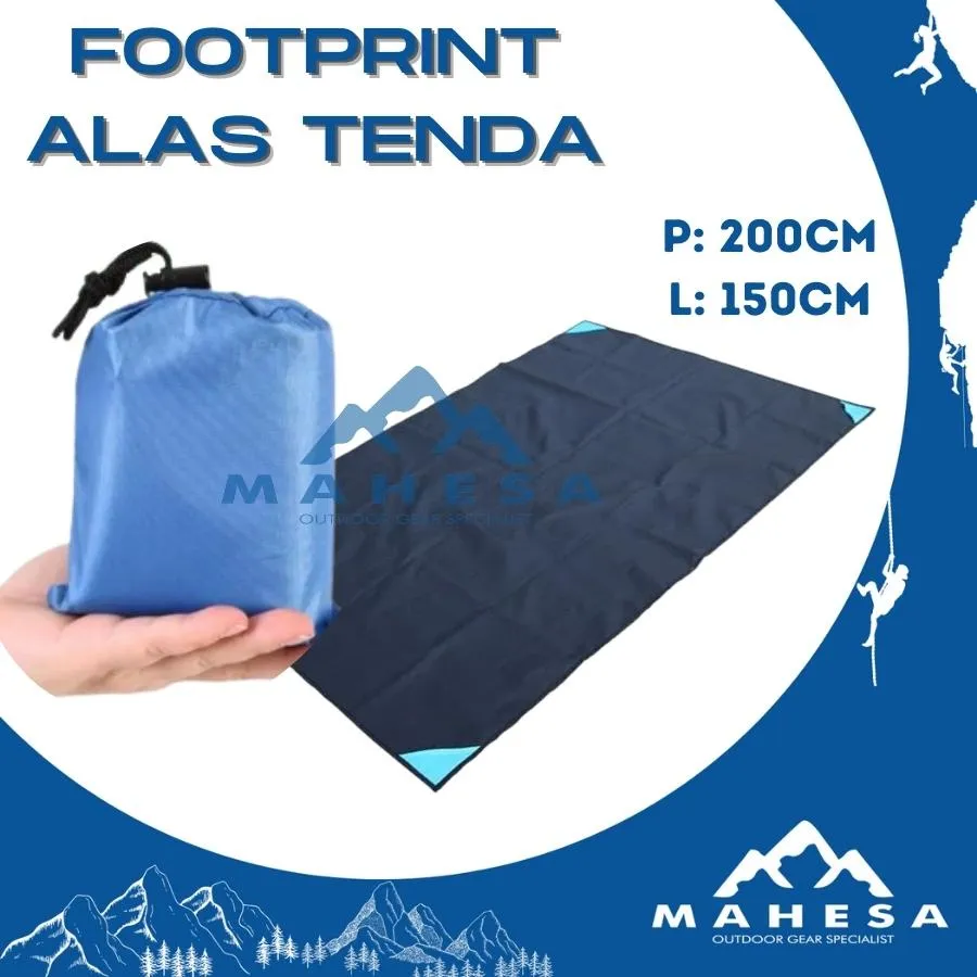 (MAHESA OUTDOOR)Alas Tenda Foot Print Waterproof 200x150 Tikar Camping Anti Air