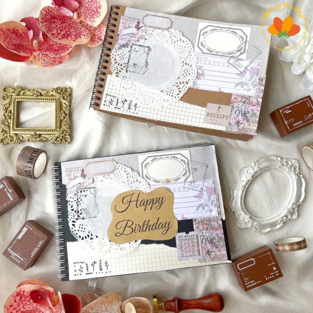 custom kado scrapbook album foto kado unik ulang tahun anniversary journal jurnal dekorasi