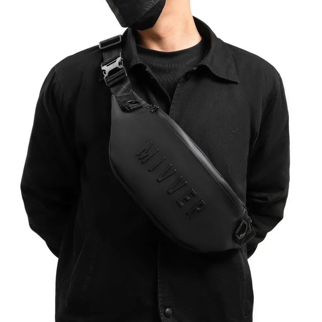 MIVVER | Nasco Waistbag Slingbag Waterproof Tas Pinggang Selempang Ringan Anti Air Pria Wanita