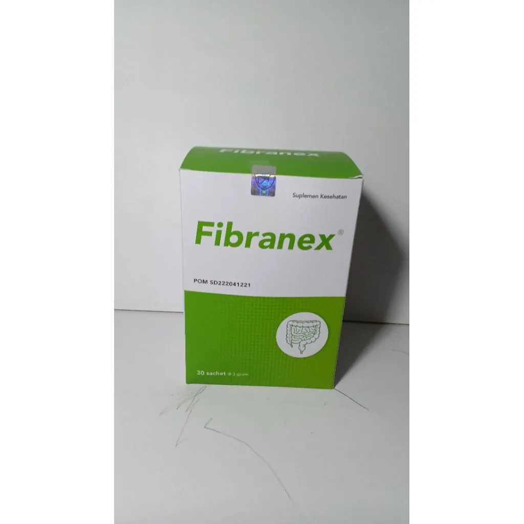 FIBRANEX 1 Box isi 30 sachet SUPLEMEN  SERAT FIBER & PREBIOTIK  Melancarkan pencernaan sembelit susah BAB & Diare suplemen Diet pelangsing penurunan berat badan nafsu makan aman bpom