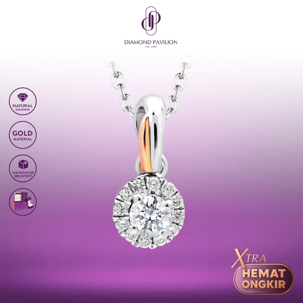 Diamond Pavilion Liontin Berlian Wylie pendant