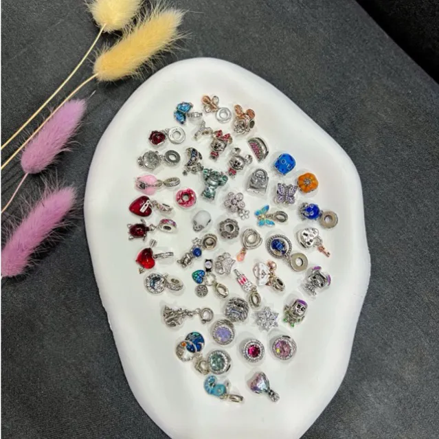 003 Charm Spacer Sterling Silver II | Beeandco Pand II Ready Stock