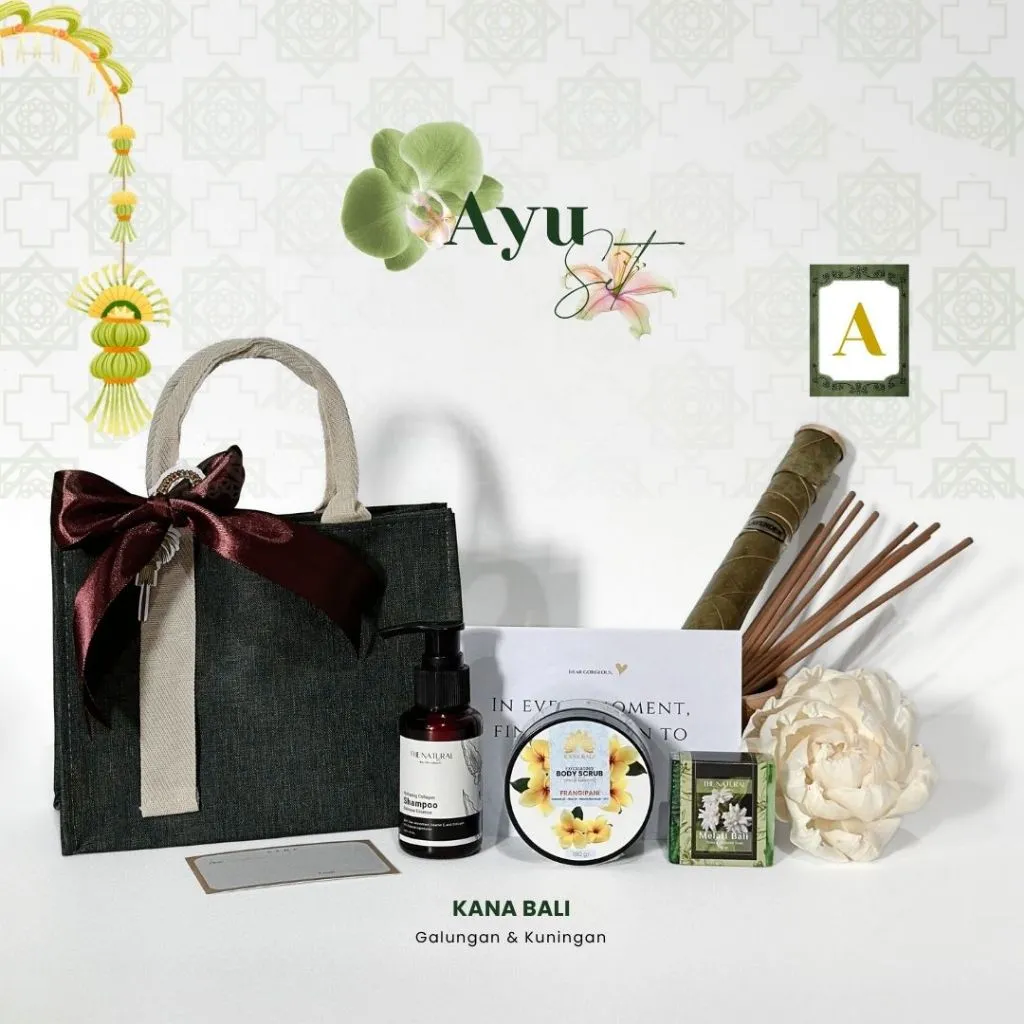 Kana Bali Hampers Galungan Kuningan | Hampers Nyepi | Gift Bodycare Premium - Ayu Set