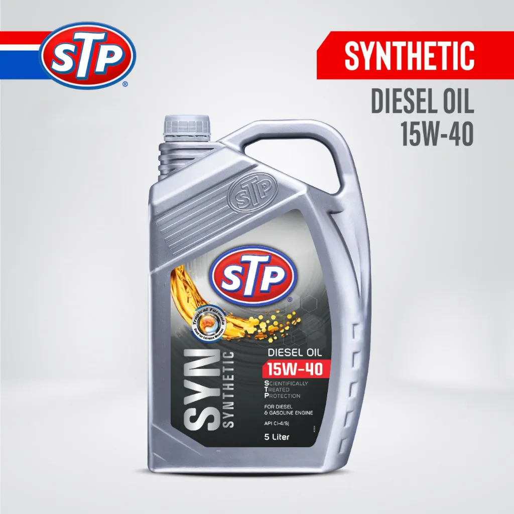 STP - Synthetic Diesel OIL 15W-40 5 L Oli Mesin Mobil Diesel Sintetik