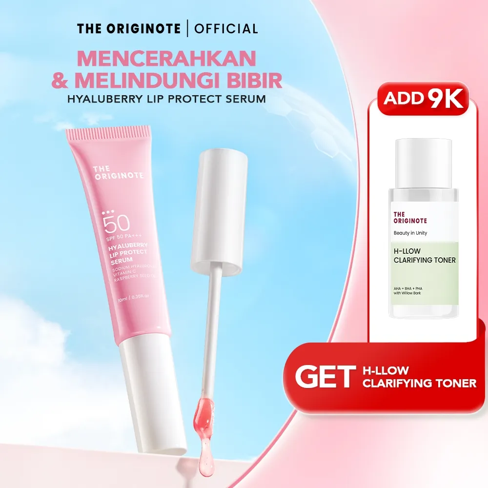 [FREE GIFT] The Originote Hyaluberry Lip Serum SPF 50 PA+++ Lip Treatment Mencerahkan & Melindungi Bibir UVA UVB | Brightening Lip Serum Lip Balm Lip Serum Lip Care Lip Oil Liptint Pelembab Bibir Bibir Hitam Jadi Cerah Lip Treatment  Lip SPF