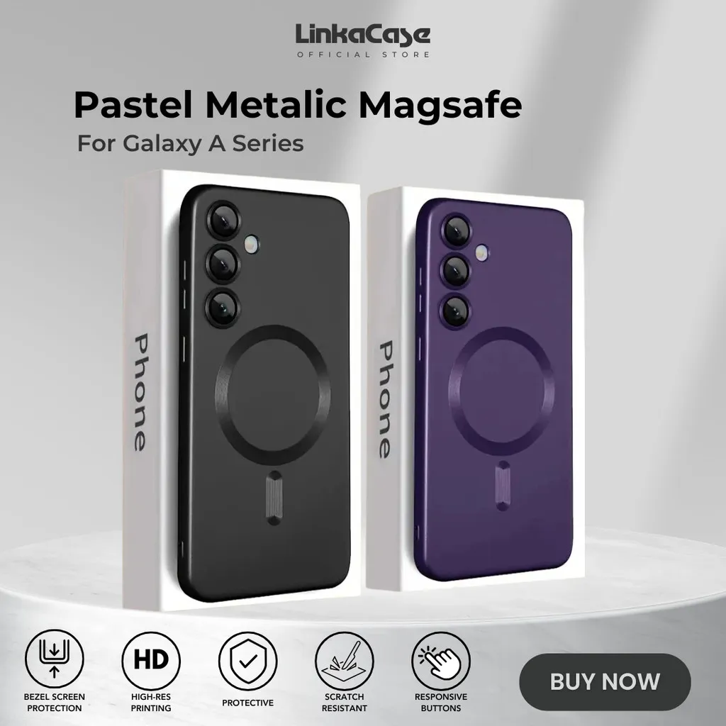 Softcase Magsafe Support Wireless Charging Samsung Galaxy A56 A55 5G A15 A16 A36 A05 A06 A05s A35 A54 Matte Feel Cover WIth Lens Camera Protector