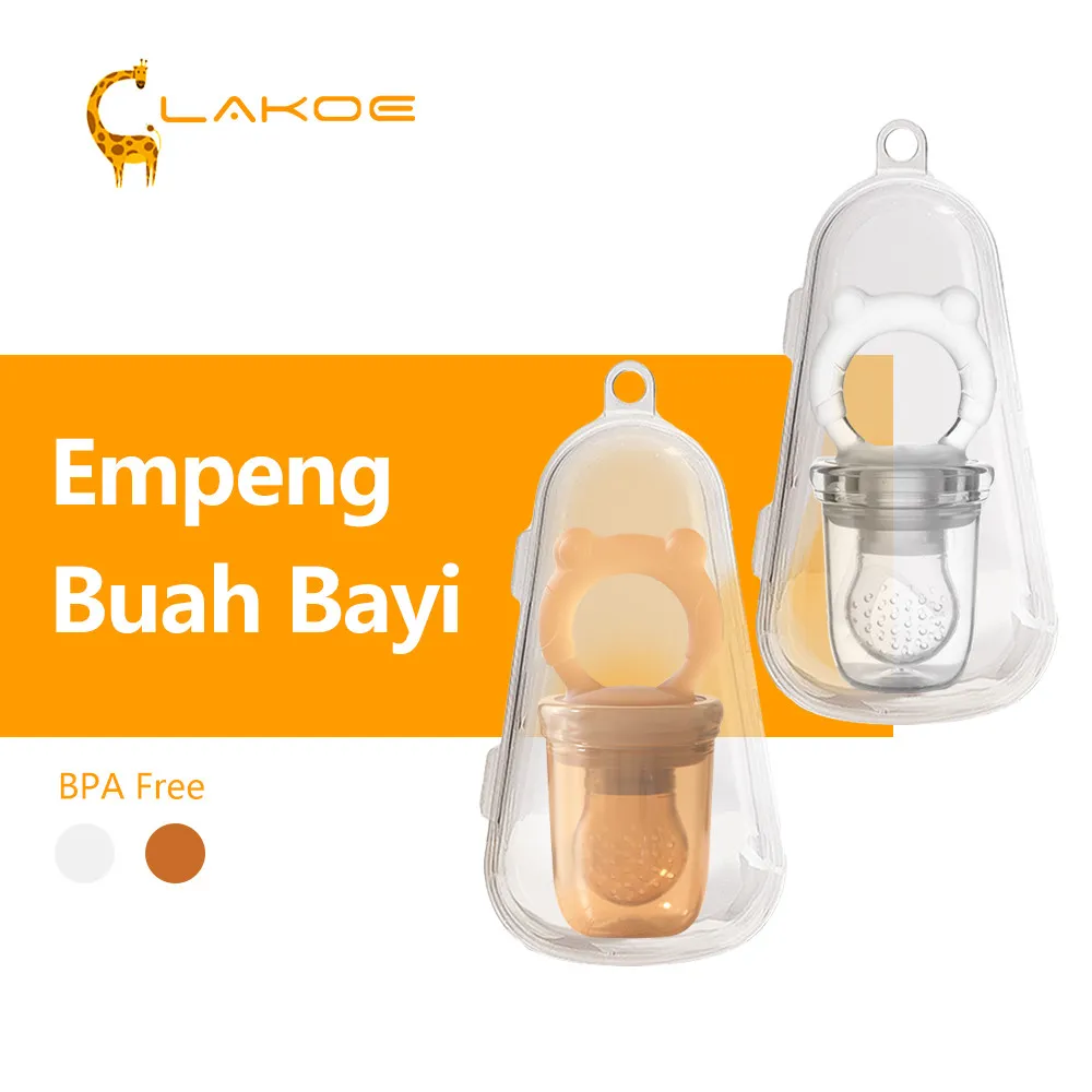 LAKOEOFFICIALMALL Empeng Dot Buah Bayi Food Grade Silicone BPA Free