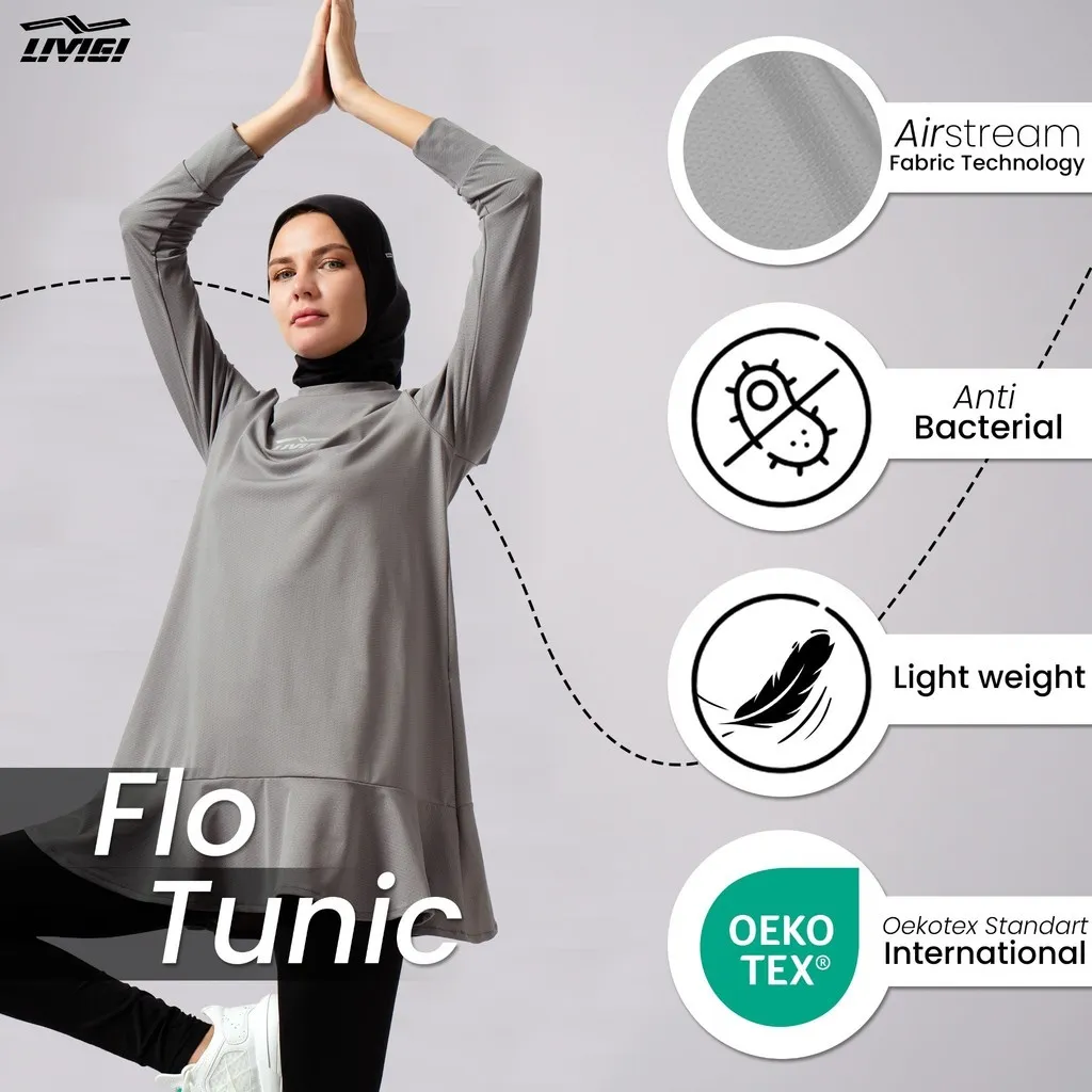 Livigi - Flo Tunic Atasan Olahraga Wanita