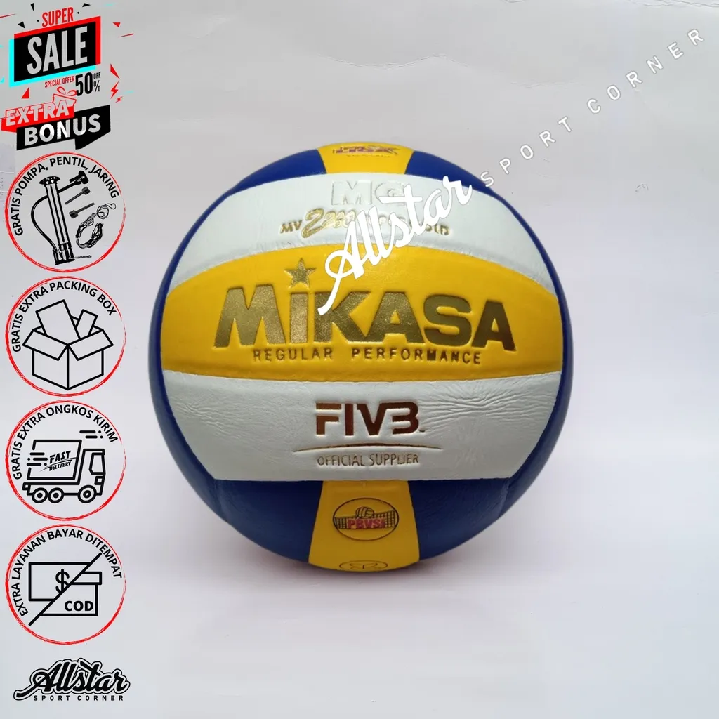 Bola Voli Volly Voly  MIKASA MV2200 original match  ball Size 5