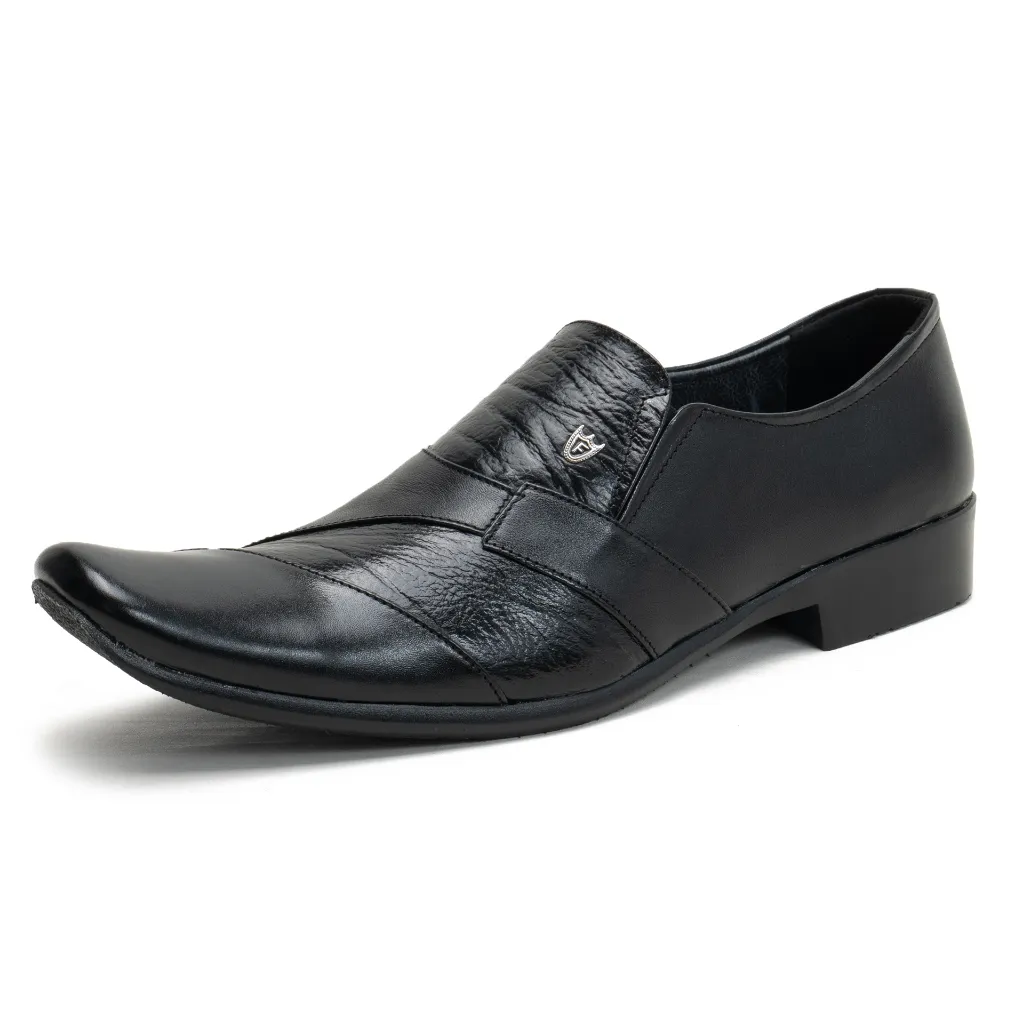 Sepatu Pantofel Pria Kulit Asli Tanpa Tali Original Fordza Untuk Formal Kantor Kerja Pesta 902HT