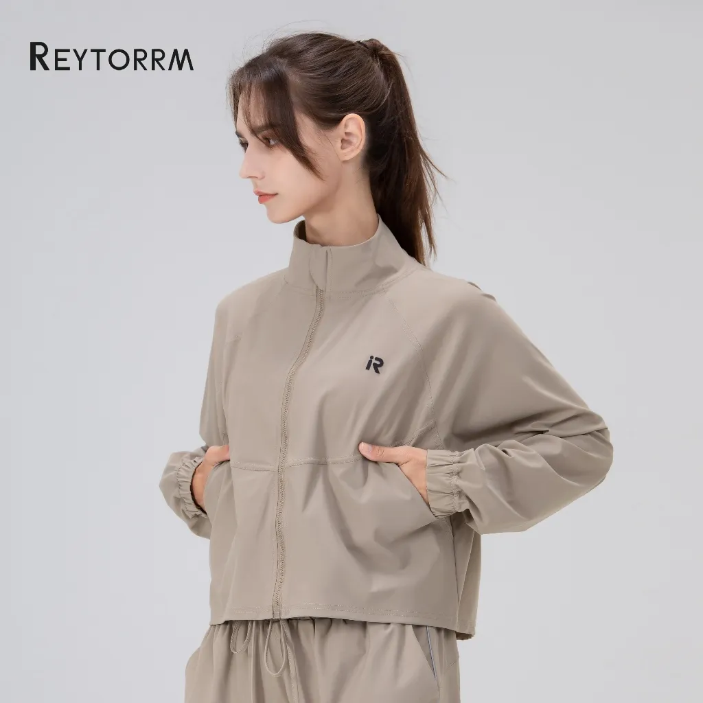 Reytorrm Jaket Airism Olahraga Wanita Jogging Outdoor Anti Matahari UPF 50+（WT005)