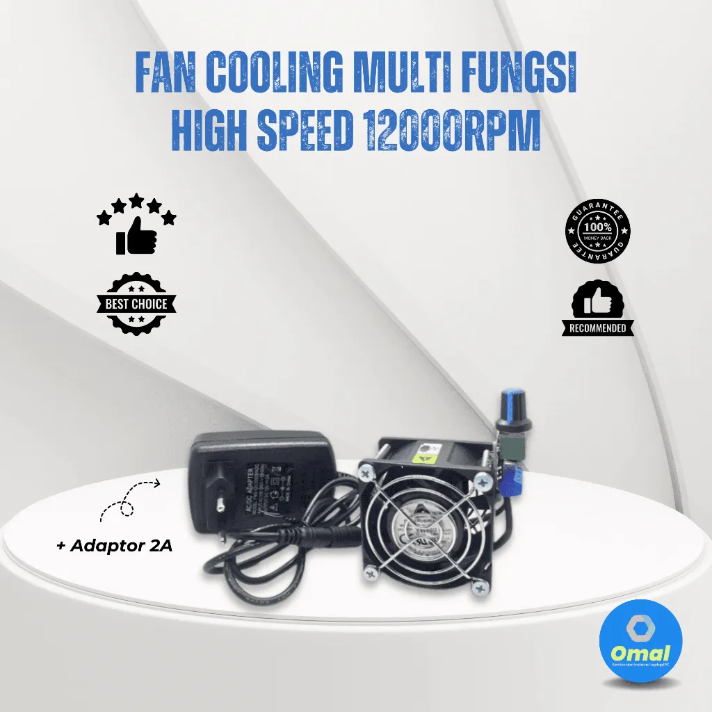 Fan Cooling Kipas Pendingin Multi Fungsi High Speed 12000rpm