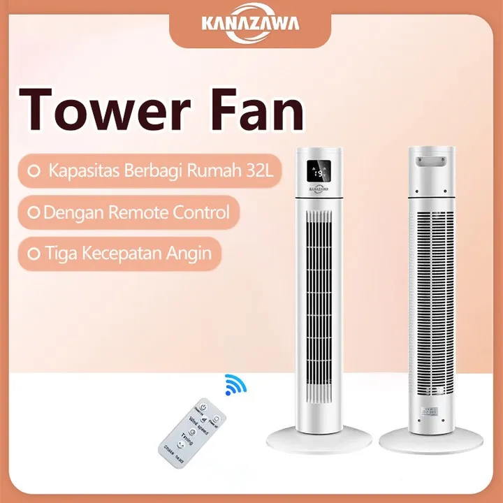 KANAZAWA Tower Fan Kipas Angin Berdiri  Penyejuk Ruangan Kipas Lantai