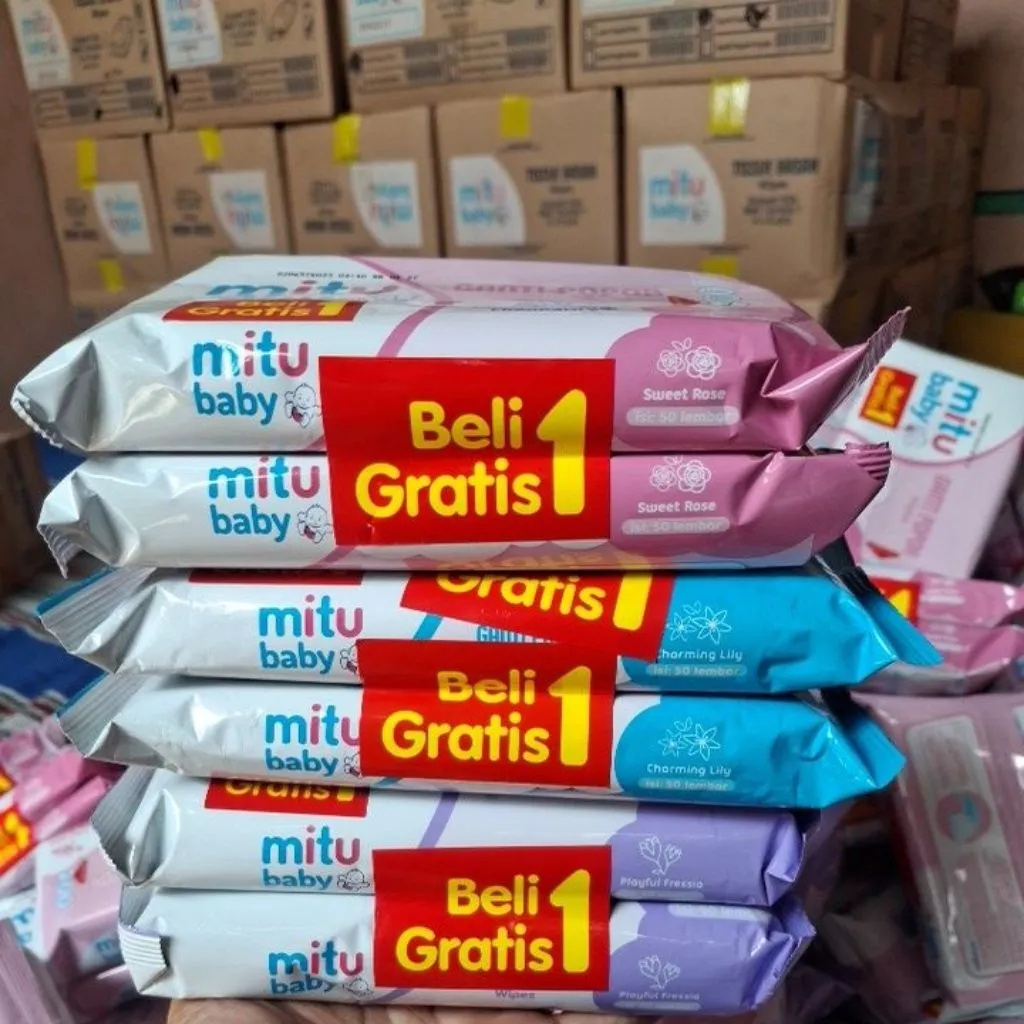 6 PACK TISU BASAH ( PROMO TERMURAH ) -  Tissue  Bayi  Wipes