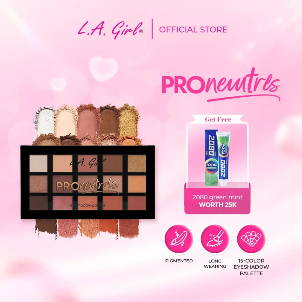 LA GIRL Pro Eyeshadow Palette Neutrals