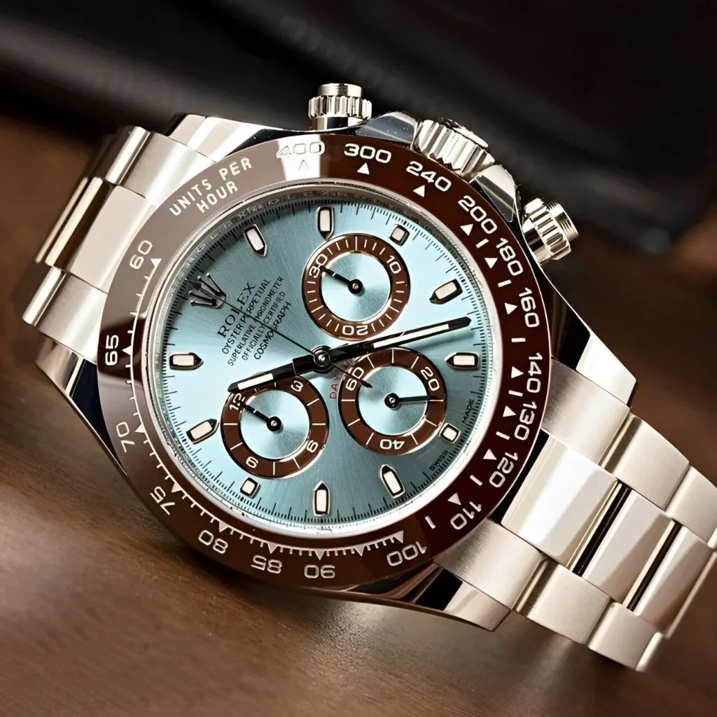 [100% ASLI] Original Jam tangan Rolex Pria Cosmograph Daytona M116506-0001 40 mm tahan air Jam tangan otomatis bahan casing emas 18k Jam rolex pria dan wanita