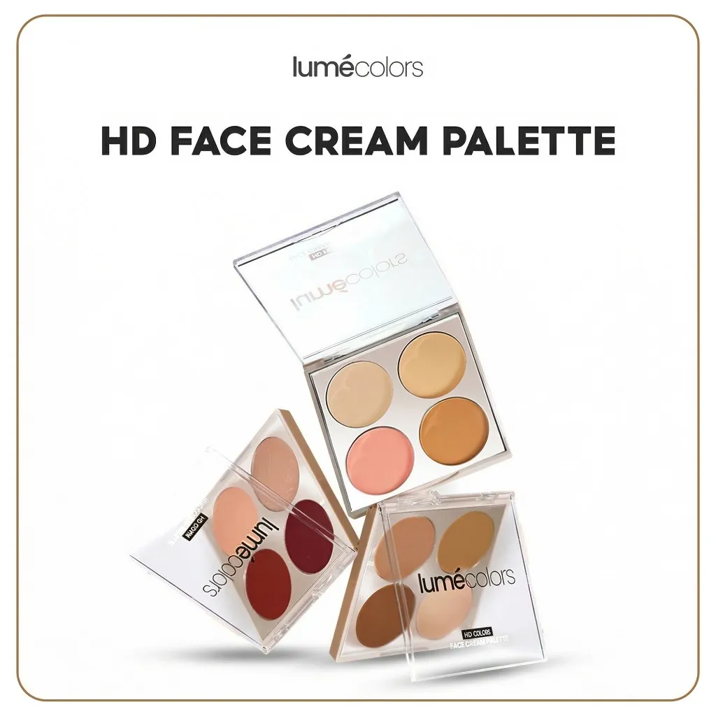 Lumecolors HD Face Cream Palette 4-in-1 High Coverage