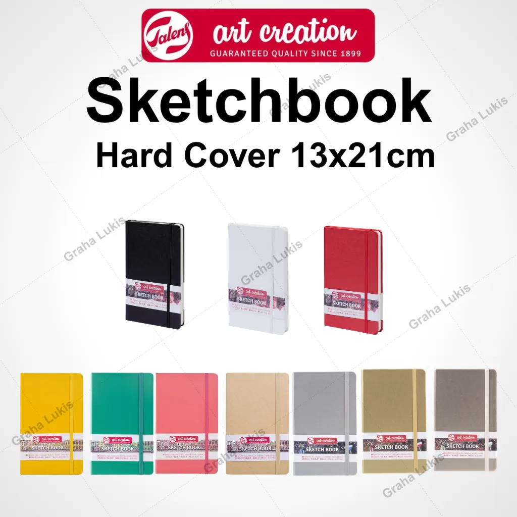 Talens Art Creation Sketch Book Hard Cover 13x21cm/ 21x14,8cm / Sketchbook Hard Cover 13X21cm/ 21x14,8