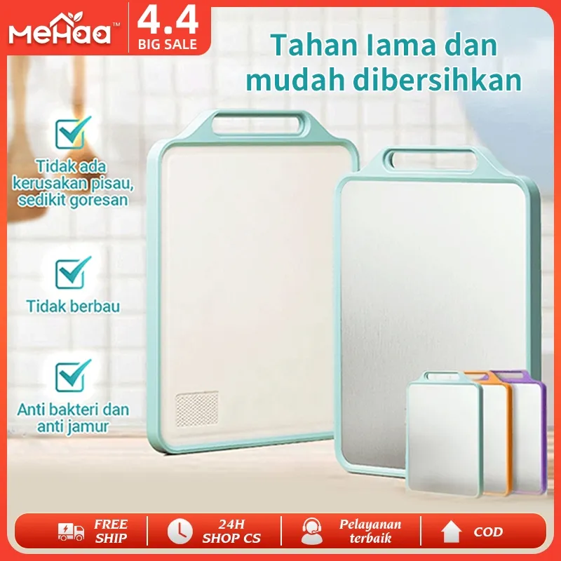 Mehaa Talenan Stainless 2 Sisi / Talenan Aesthetic/Talenan Anti Jamur/ Cutting Board
