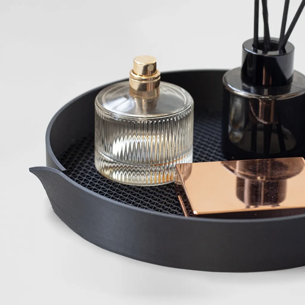 Kami Tray - Nampan Estetik Wadah Parfum Perhiasan Tray Meja Kerja Minimalis