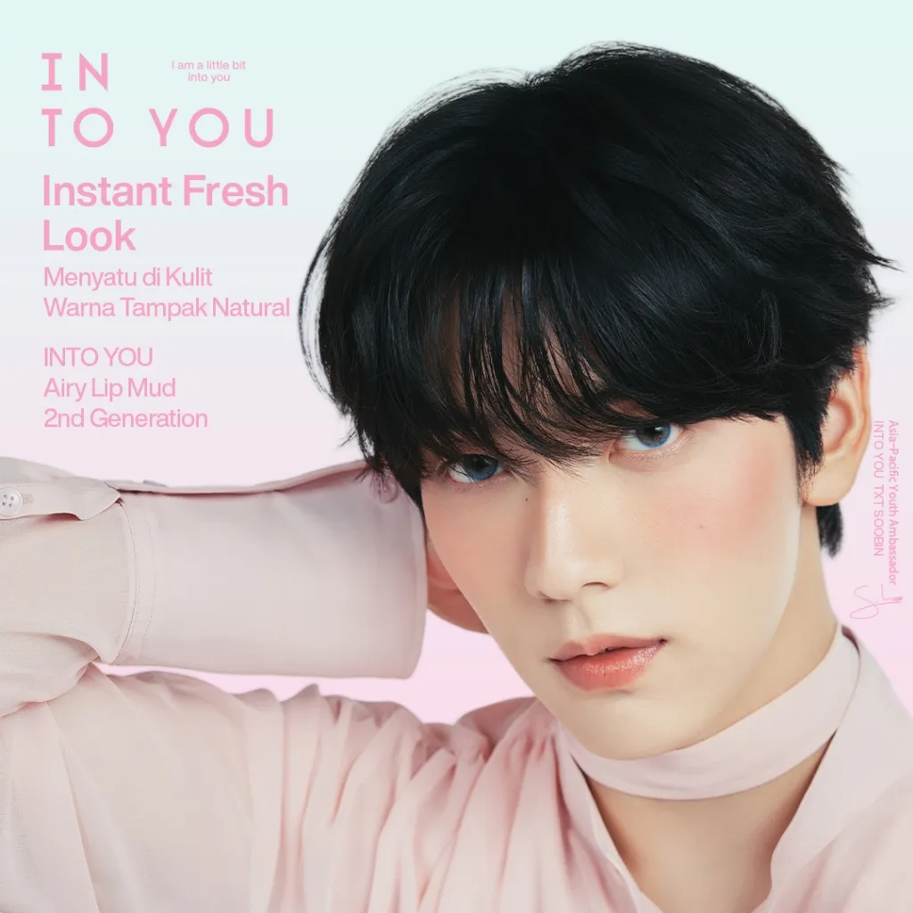 [Best Seller][Soobin's Pick] INTO YOU Air Cushion Blush Efek Natural Glow dengan Highlight Contour Cocok untuk Natural Fresh Look