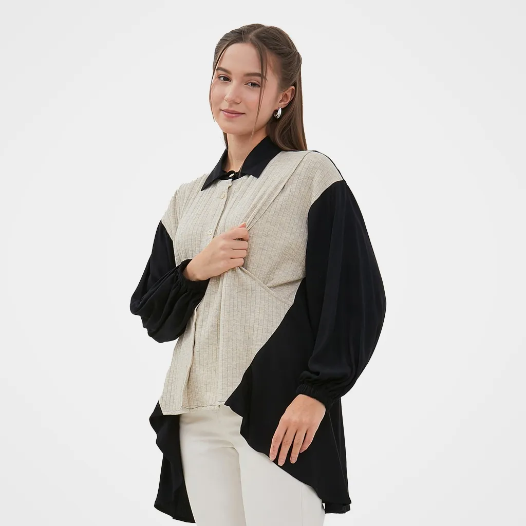 Nyonya Nursing Wear - Nava - Baju Ibu Hamil Dan Menyusui - FLO Collection