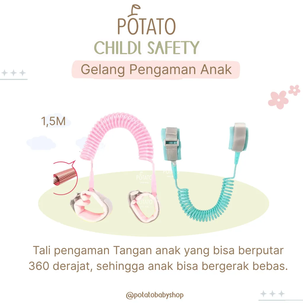 Gelang Anti Hilang Anak / Child Safety / Tali Pengaman Gandeng Anak Bayi