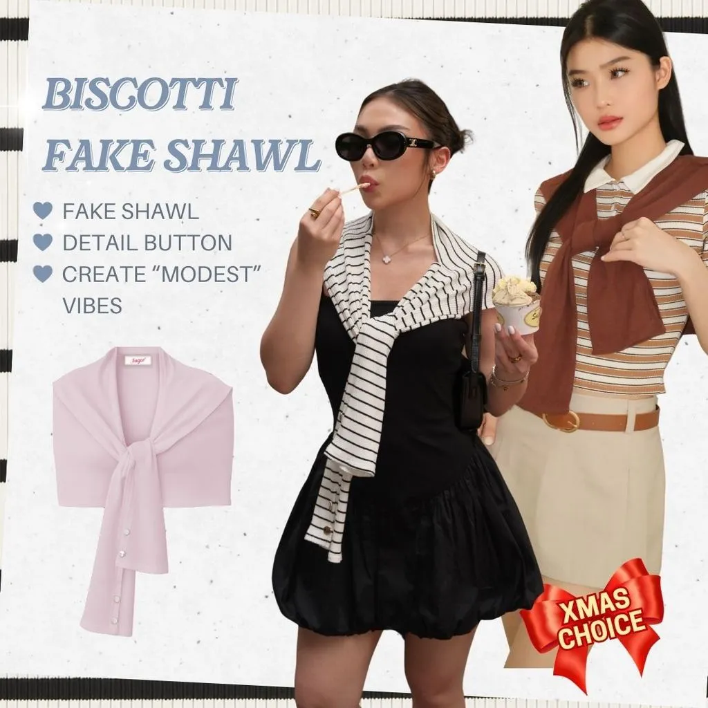Shewearssugar - Biscotti Shawl | Syal Fashion
