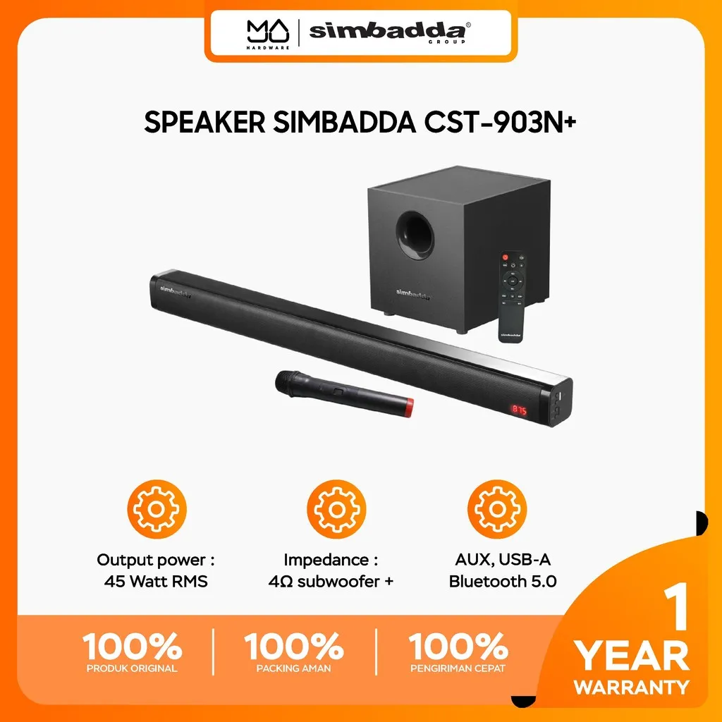 Speaker Simbadda CST 903N+ Soundbar Speaker Home Cinema System