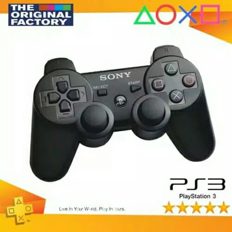 Stik Ps3 Original Pabrik Stick Playstation 3 WIireless OP Warna DUALSHOCK 3 Analog Getar New
