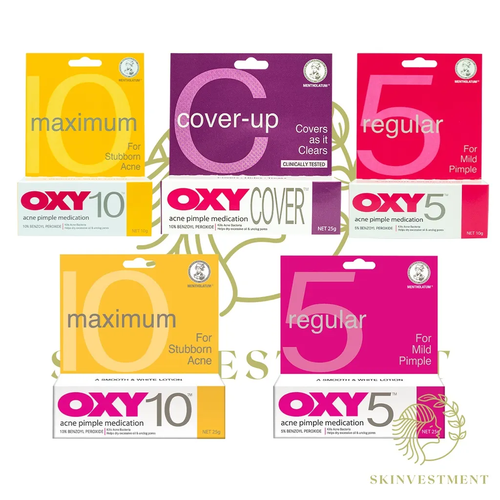 Oxy - Oxy 5 / Oxy 10 / Oxy Cover - Obat Jerawat - Obat Totol Jerawat