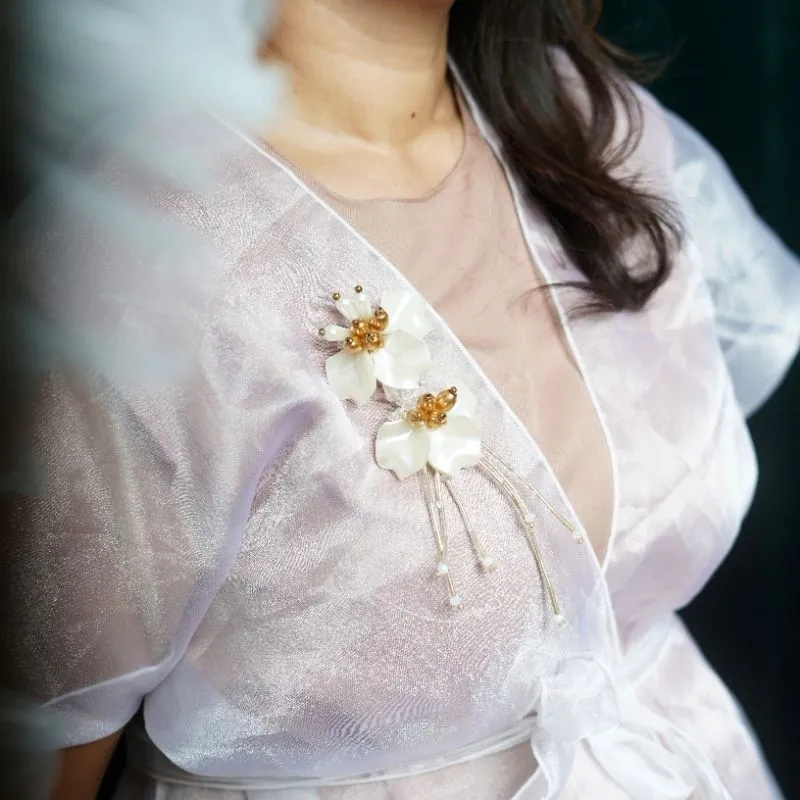 TUTUBI Statement Brooch / bros handmade / kalung hijab / bros hijab