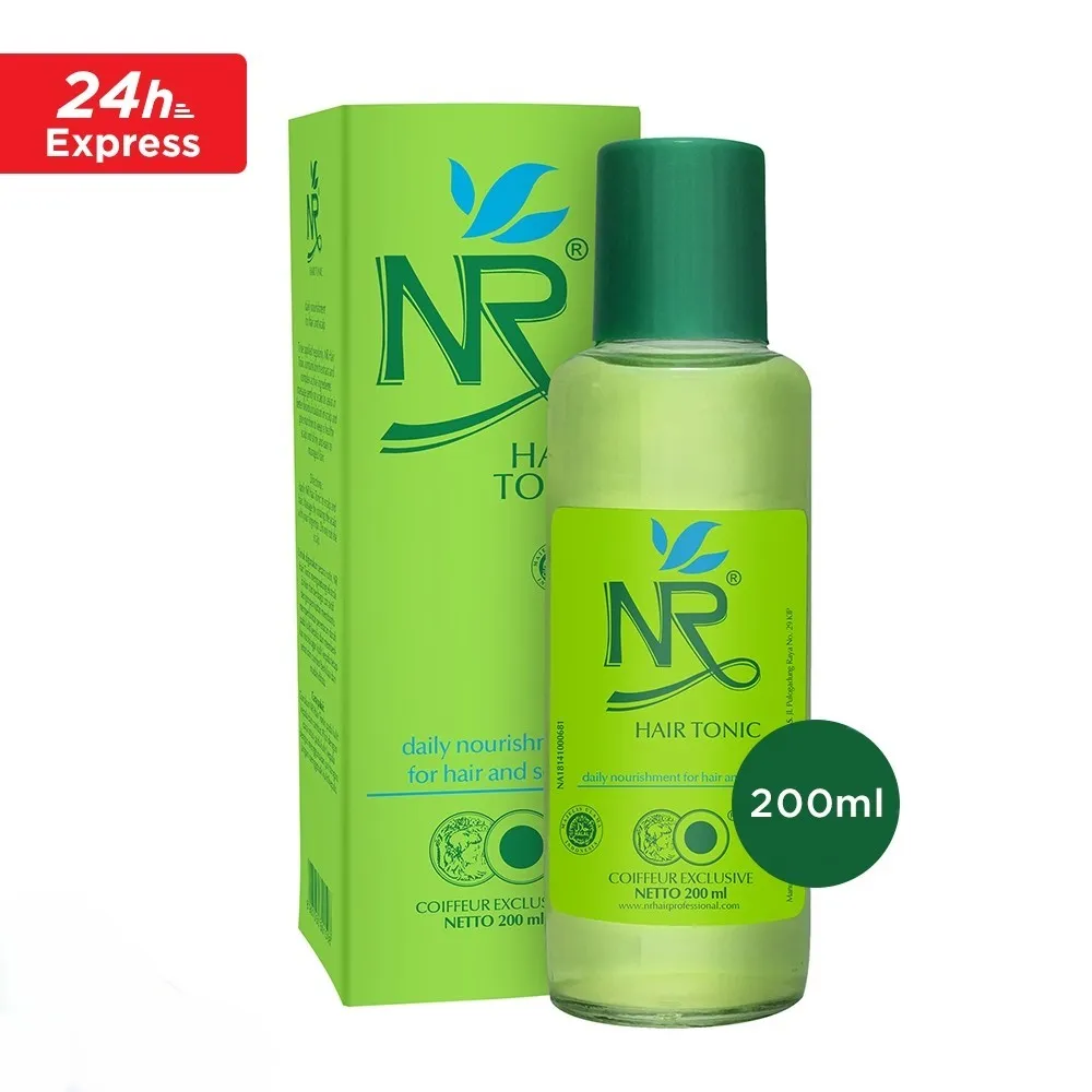 (ORIGINAL) NR Hair Tonic 50ml & 200ml – Tonik Rambut untuk Atasi Kerontokan & Menyuburkan Rambut
